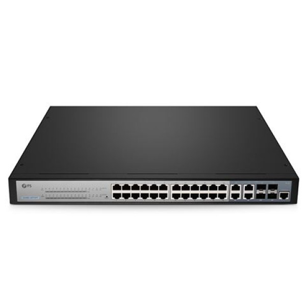 NET FS Gb L2+ S3400-24T4FP 24 Port PoE+ Upravljivi Switch