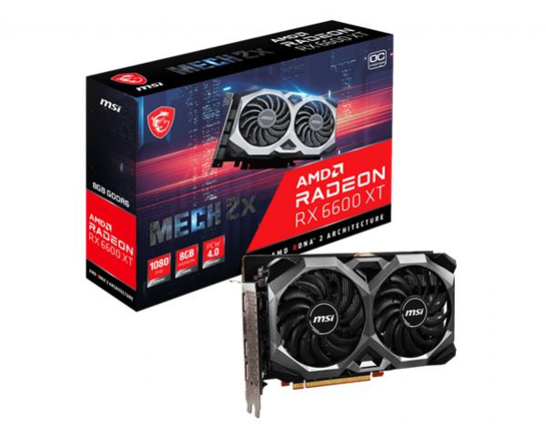 VGA MSI Radeon RX 6600 XT MECH 2X 8G OCV1