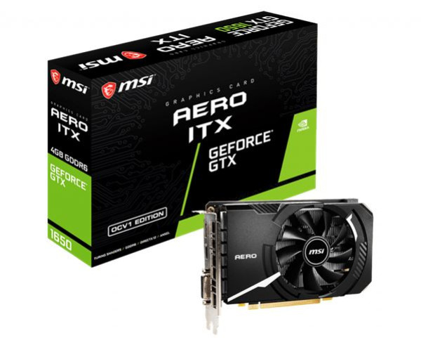 VGA MSI GTX 1650 D6 AERO ITX OCV1