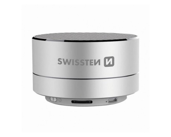 SWISSTEN Bluetooth zvucnik i-METAL srebrn