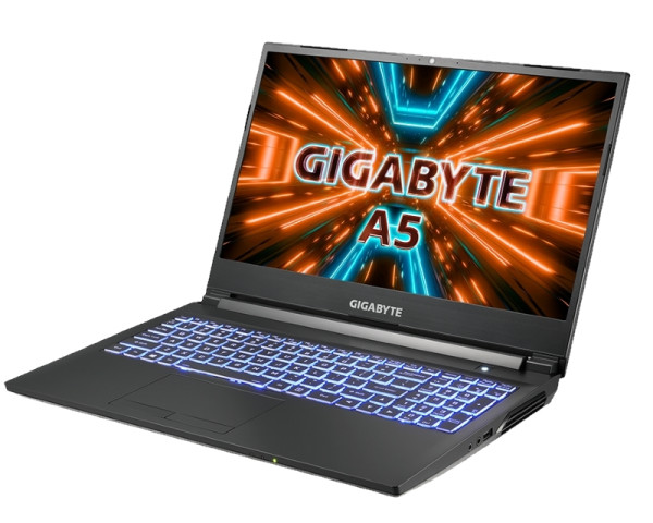 GIGABYTE A5 K1 15.6'' FHD 240Hz AMD Ryzen 7 5800H  16GB 1TB SSD GeForce RTX 3060P 6GB RGB Backlit Crni