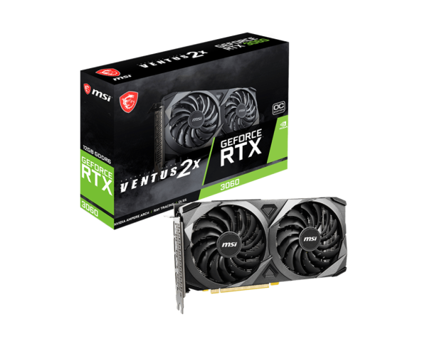 SVGA PCIE MSI RTX 3060 VENTUS 2X 12GB OC