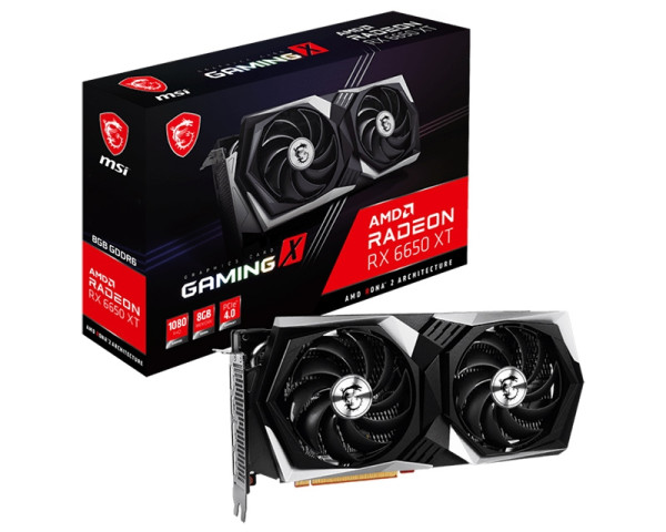 MSI AMD Radeon RX 6650 XT 8GB 128bit RX 6650 XT GAMING X 8G