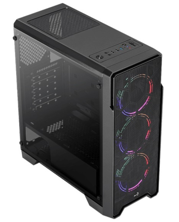 Kućište Aerocool Ore Saturn FRGB-G-BK-v1 Tempered Glass ATX, ACCM-PV21033.11