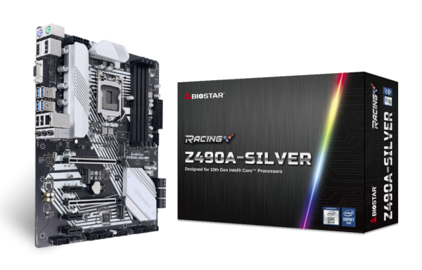 MB s1200 Biostar Z490A-SILVER 4xDDR42xM.2HDMIVGADP