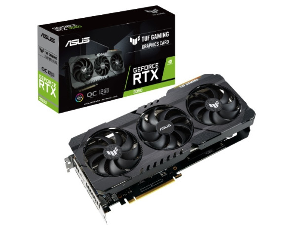 ASUS nVidia GeForce RTX 3060 12GB 192bit TUF-RTX3060-O12G-V2-GAMING  LHR