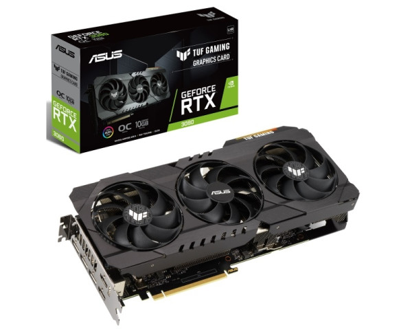 ASUS nVidia GeForce RTX 3080 10GB 320bit TUF-RTX3080-O10G-V2-GAMING LHR