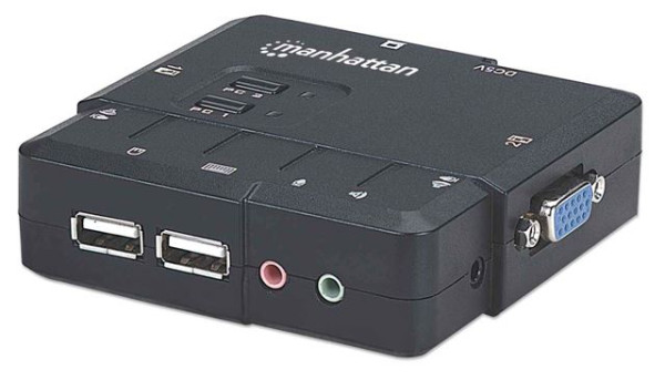 Manhattan Switch KWM 2 x USB 151252