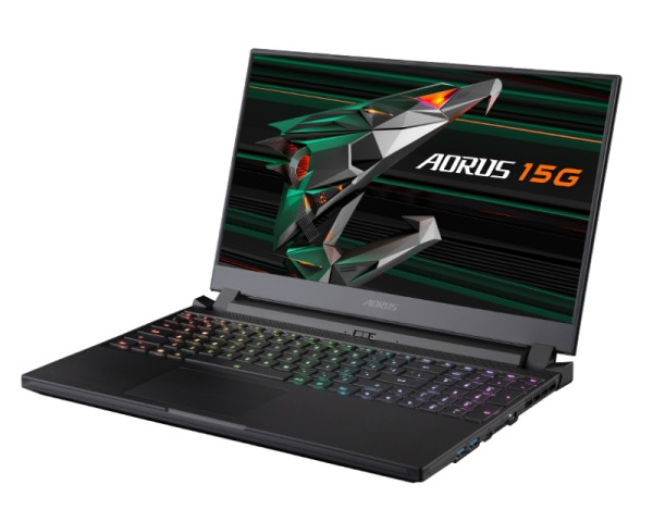 GIGABYTE AORUS 15G KC 15.6'' FHD 240Hz i7-10870H 16GB 512GB SSD GeForce RTX 3060P 6GB Win10Home crni