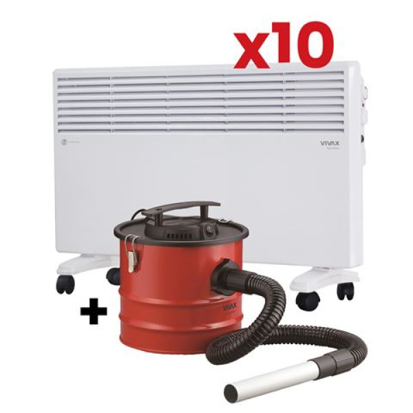 VIVAX HOME panelna grejalica PH-2002(10 kom)+AVC-600R