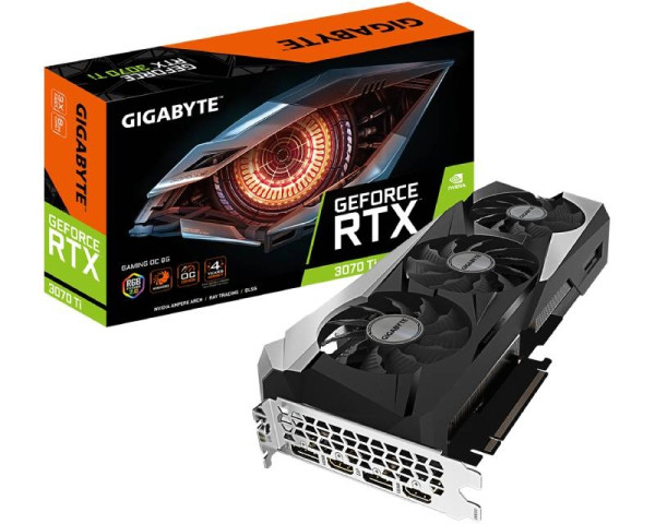 GIGABYTE nVidia GeForce RTX 3070 Ti GAMING 8GB 256bit GV-N307TGAMING-8GD