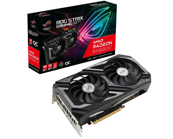ASUS AMD Radeon RX 6600 XT 8GB ROG-STRIX-RX6600XT-O8G-GAMING