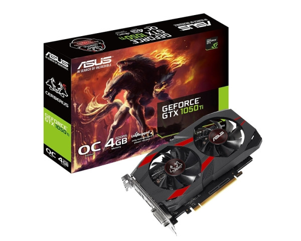ASUS nVidia GeForce GTX 1050Ti 4GB 128bit CERBERUS-GTX1050TI-O4G