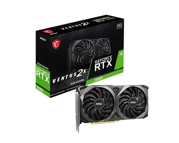 VGA MSI RTX 3060 VENTUS 2X 8G OC