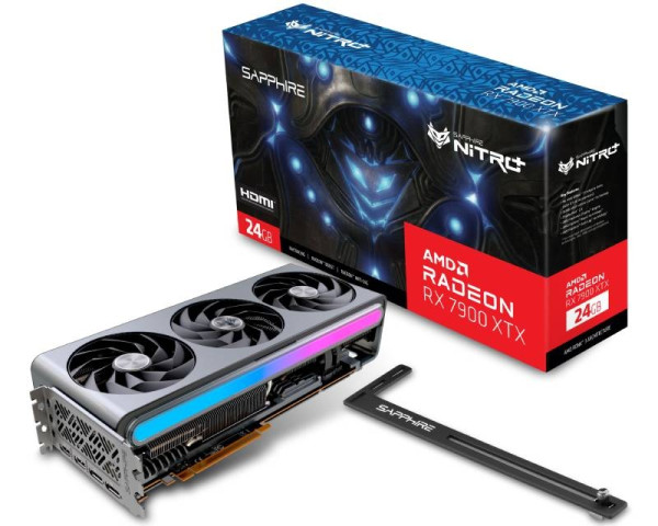 SAPPHIRE AMD Radeon RX 7900 XTX 24GB 384bit NITRO+ RX 7900 XTX GAMING OC VAPOR-X 24GB (11322-01-40G)