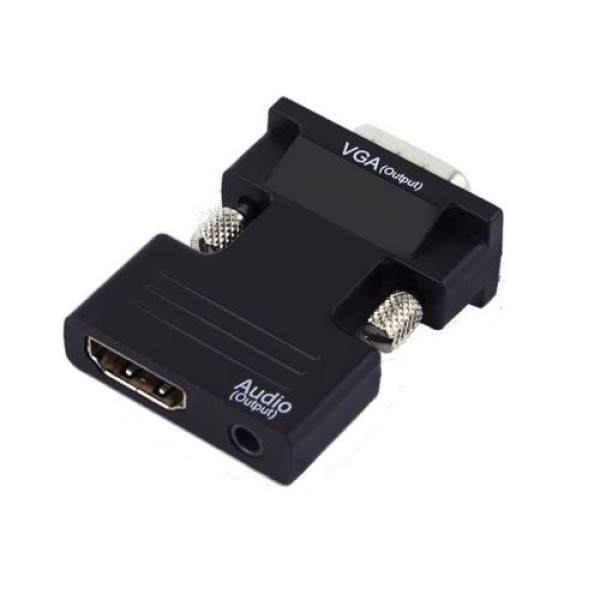 Adapter-konvertor HDMI na VGA (žm) plug in + audio