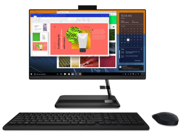 Računar LENOVO AIO 3 24ADA6 DOS23.8''FHDRyzen 3-3250U8GB256GB SSDUSB mi i tastatura UKcrna' ( 'F0FX008VRI' ) 