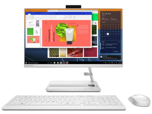 Računar LENOVO AIO 3 24ADA6 DOS23.8''FHDRyzen 3-3250U8GB512GB SSDUSB mi i tastatura UKbela' ( 'F0FX009JRI' ) 