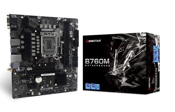 MB s1700 Biostar B760MX2-E D4 HDMIDVIVGAM.2