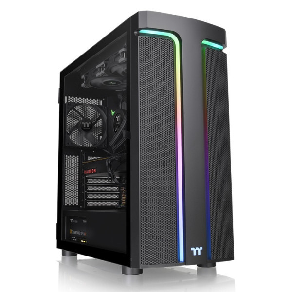 Kućište Thermaltake H590 TG ARGBBlackWinSPCCTempered Glass*1Lighting Strip