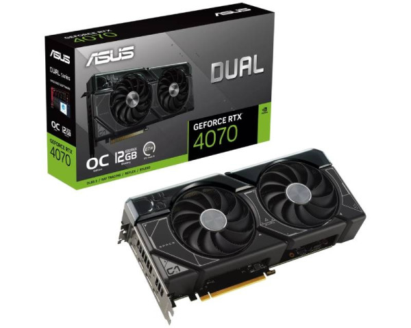 ASUS nVidia GeForce RTX 4070 12GB DUAL-RTX4070-O12G