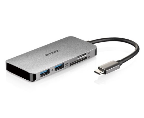 D-Link 6-in-1 USB-C Hub, DUB-M610