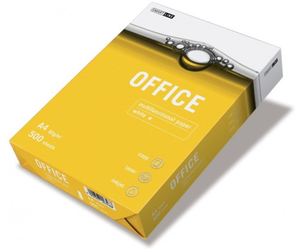 Papir Fotokopir A4/80g m2/500 Lista za laser, inkjet i fotokopir masine Ris papira OFFICE SMARTLINE