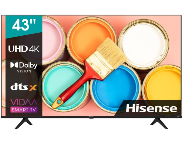 HISENSE 43'' 43A6BG LED 4K UHD Smart TV outlet