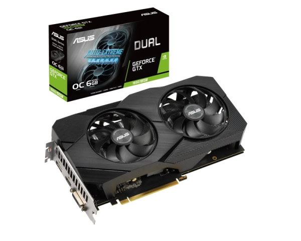 ASUS nVidia GeForce GTX 1660 SUPER 6GB 192bit DUAL-GTX1660S-O6G-EVO
