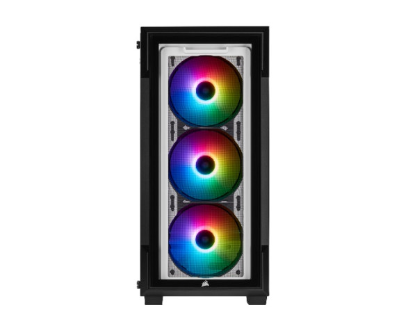 Kućište CORSAIR ICUE 220T Midi-Tower ATXkaljeno staklobez napajanjaGamingRGBbelo-crna' ( 'CC-9011191-WW' ) 