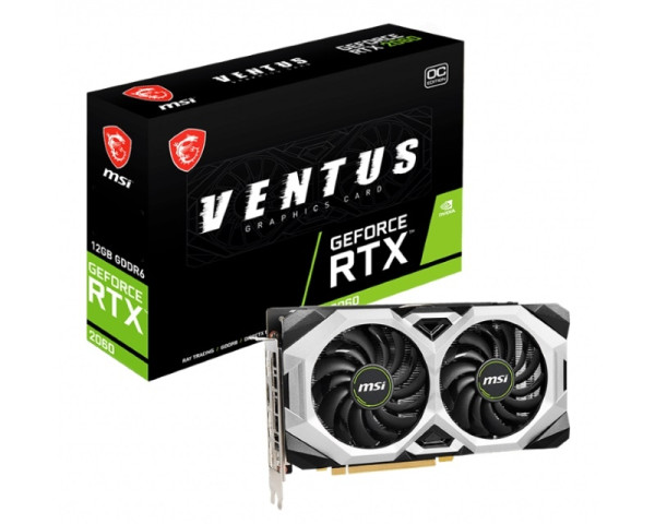 MSI nVidia GeForce RTX 2060 12GB 192bit RTX 2060 VENTUS 12G OC