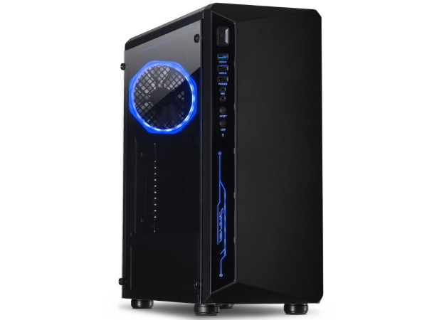 Kućište INTER-TECH C-3 SaphirMidiATXITXbez napajanjacrna' ( '88881300' ) 