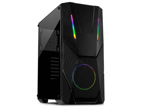 Kućište INTER-TECH IT-3303 Hornet MidiATXRGBITXGamingbez napajanjacrna' ( '88881340' ) 