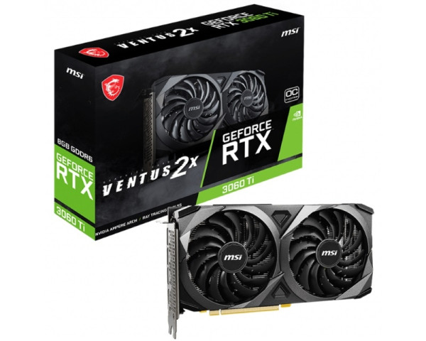 MSI nVidia GeForce RTX 3060 Ti 8GB 256bit RTX 3060 Ti VENTUS 2X 8G OCV1 LHR