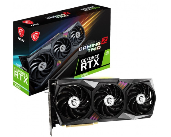 MSI nVidia GeForce RTX 3060 12GB 192bit  RTX 3060 GAMING Z TRIO 12G