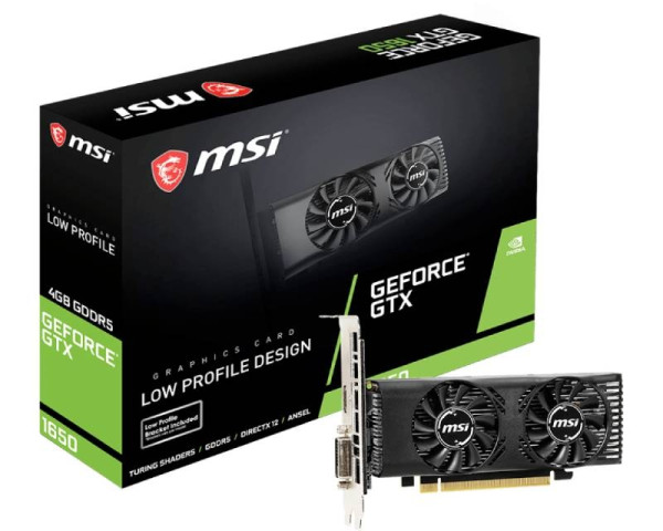 MSI nVidia GeForce GTX 1650 4GB 128bit GTX 1650 4GT LP Grafička karta