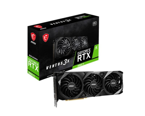 MSI nVidia GeForce RTX 3060 Ti 8GB 256bit RTX 3060 Ti VENTUS 3X 8GD6X OC Grafička karta