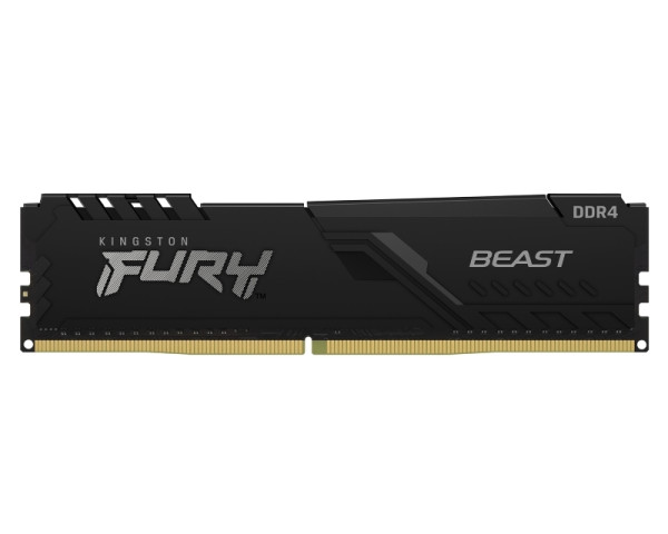 DDR4 8GB 3733MHz [FURY BEAST], Non-ECC UDIMM, CL19 1.35V, 288-Pin 1Rx8, w/Heatsink ( KF437C19BB/8 ) 