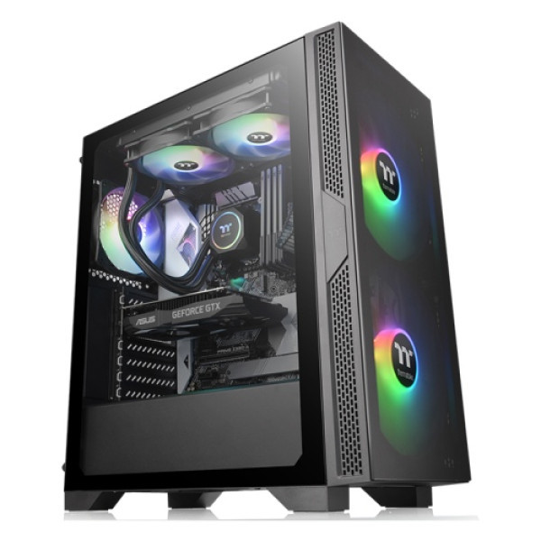 Kućište Thermaltake Versa T25 TGBlackWinSPCCTempered Glass*2120mmbez PSU