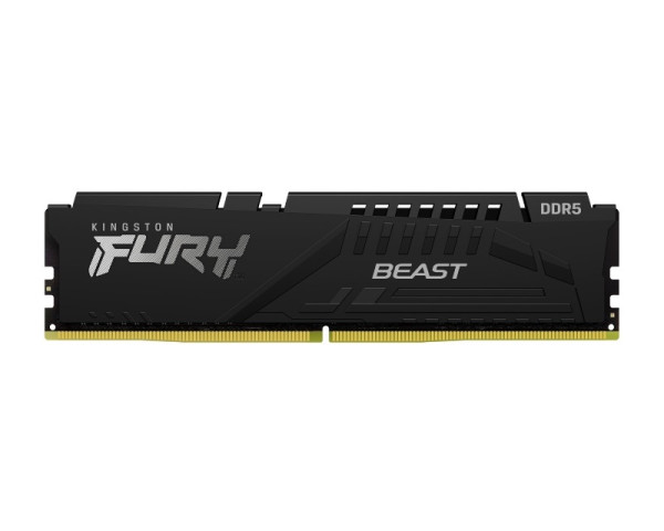 DDR5 16GB 6000MHz [FURY BEAST], Non-ECC UDIMM, CL40 1.35V, 288-Pin 1Rx8, w/Heatsink, XMP ( KF560C40BB-16 ) 