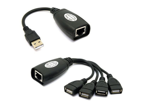 Usb Extender radi sa CAT5e ili CAT6 LAN kablom, 30m
