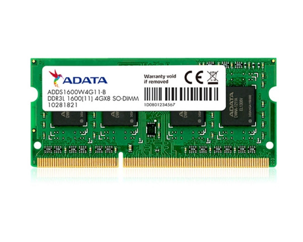 A-DATA SODIMM DDR3L  4GB 1600MHz ADDS1600W4G11-S