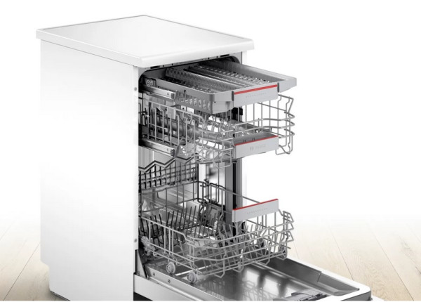 Sudomašina BOSCH SPS4EMW28EsamostojećaD10 kompleta3. korpaHomeConnect84,5x45x60cmbela' ( 'SPS4EMW28E' ) 