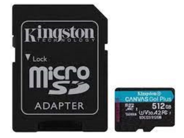 Memorije kartice KINGSTON SDCG3512GBmicroSDXC512GB170MBs-90MBs+adapter' ( 'SDCG3512GB' ) 