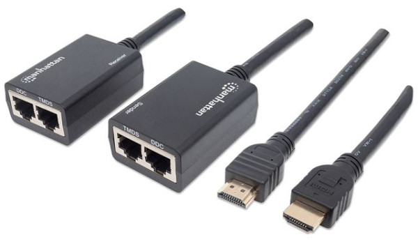 HDMI Extenders 1080p over Ethernet with Integrated Cables 207386