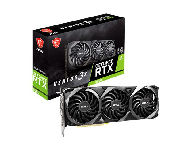 VGA MSI RTX 3060 VENTUS 3X 12G