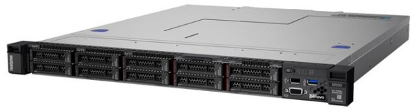 SR250 Xeon E-2224G, 1x32GB, 3.5'' HS (4), 1x4TB, 300W, XCC Ent, Rails