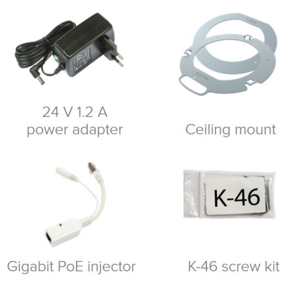 MikroTik RBcAPGi-5acD2nD 2.4/5GHz wireless AP, 2xGigabit (1xPoE), 802.11ac, IPsec RouterOS L4 (272)