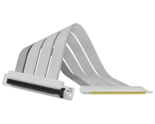 COOLER MASTER PCI-E 4.0 X16 riser kabl 300mm white (MCA-U000C-WPCI40-300) beli