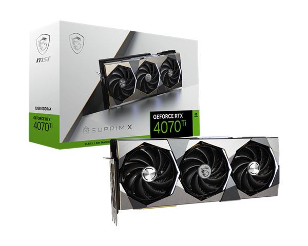 VGA MSI RTX 4070 TI SUPRIM X 12G